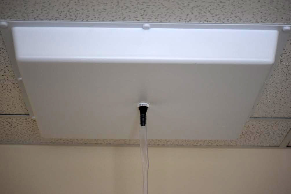 CEILING TILE WATER LEAK COLLECTION COVER