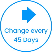 Change every 45 days