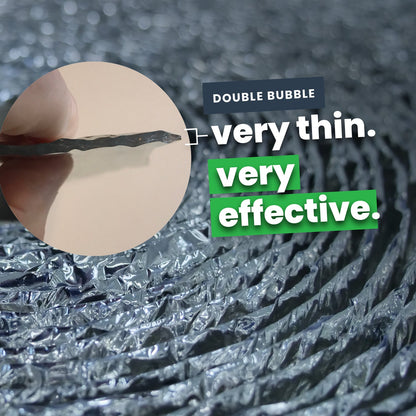 Double Bubble Insulation - Foil/Foil - 6' x 125' (750 sq ft)